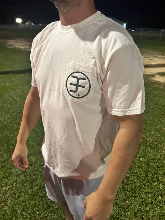 IVORY EF POCKET TEE