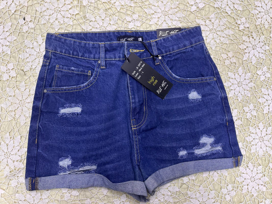 Blue age denim shorts