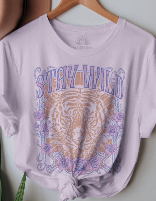 STAY WILD TIGER TEE