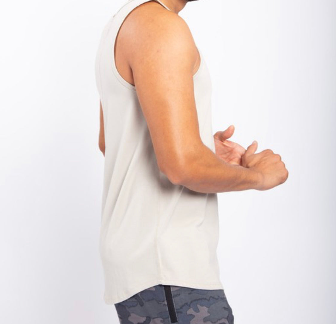 MEN’S GREY ICE TANK